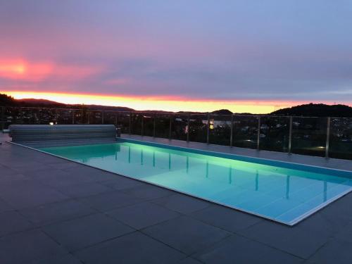 Villa with heated pool and magnificent view — 4-Star Luxury Hotel in Bergen, Norway