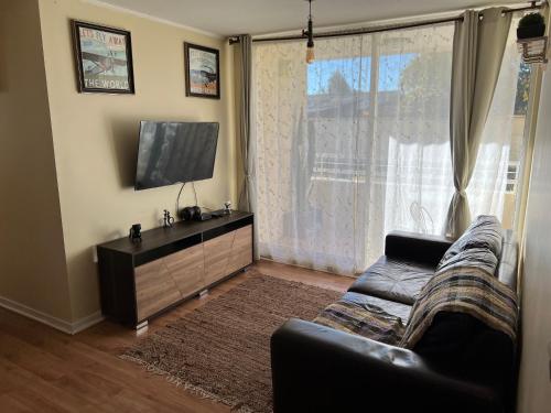 Apart hotel Chillán Departamento Place king Home Factura Central Empresas Parking Wifi in Chillan, Chile