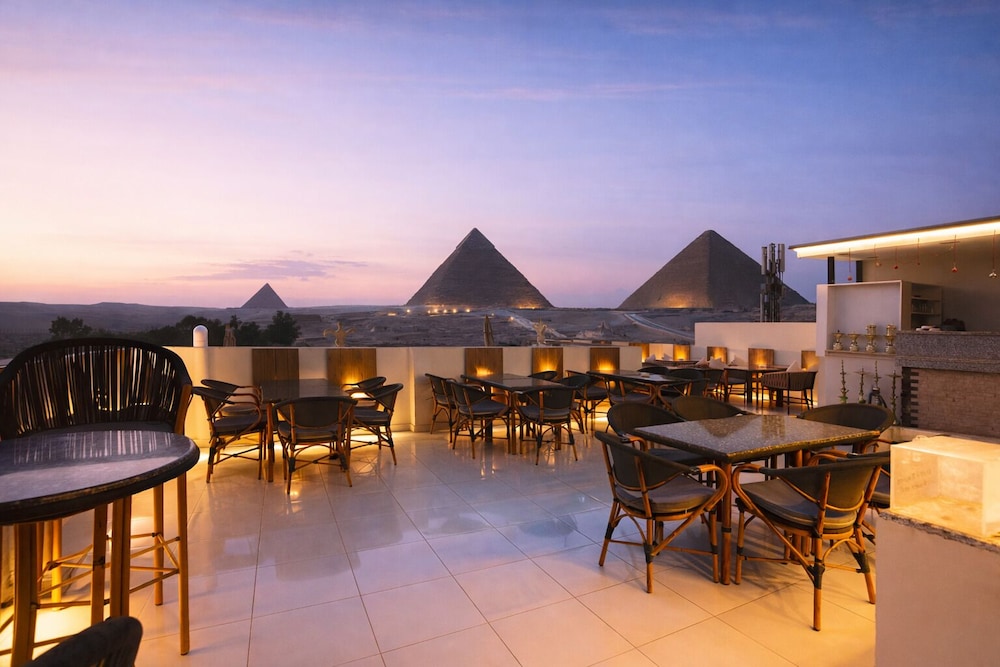 Pyramids On The Spot in Giza, Egypt