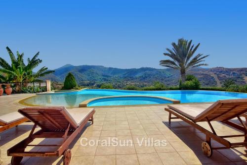 ELITE Amazing Villa with Heated Pool by Coral Sun Villas — 4-Star Luxury Hotel in Polis, Cyprus