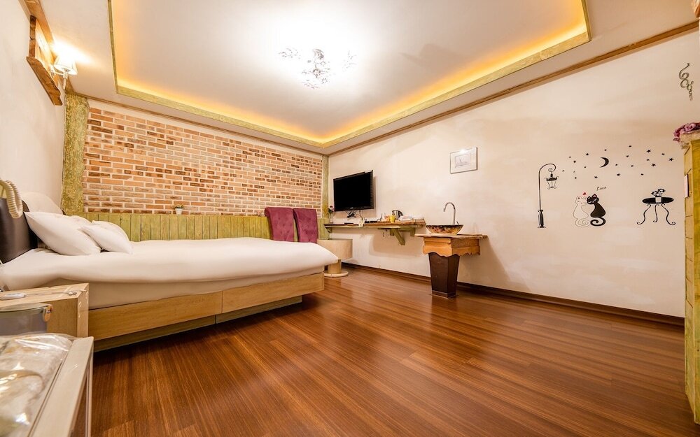 The Seven Dwarfs in the Eumseong Forest in Waegwan, South Korea