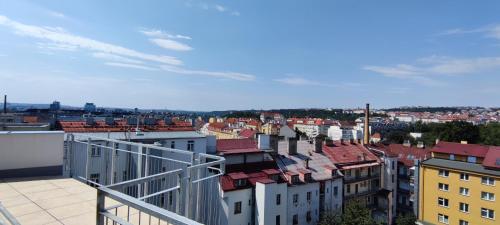 Penthouse # 81 with panoramic city view in Elite Rezidence with free parking — 4-Star Luxury Hotel in Prague, Czech Republic