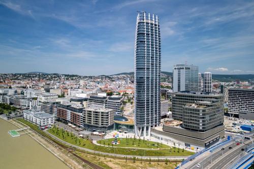 Luxury aparment in Eurovea Tower in Bratislava, Slovakia