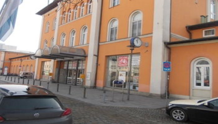 Hotel im Bahnhof in Passau, Germany