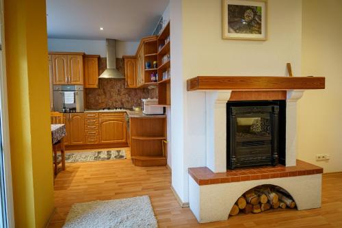 Spacious apartment with a fireplace in the city — 4-Star Luxury Hotel in Bratislava, Slovakia