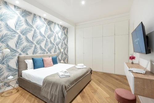 White flat Gallia — 4-Star Luxury Hotel in Rome, Italy