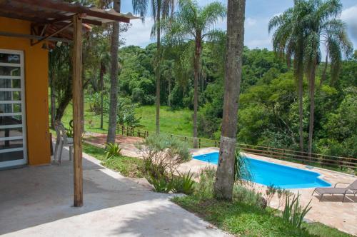 Lindo sítio com pesca trilhas piscina barco e muita diversão in Itatiba, Brasil