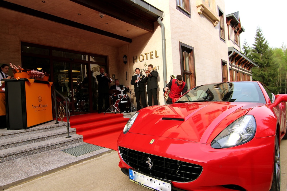 Retro Riverside Wellness Resort in Brezova, Czech Republic