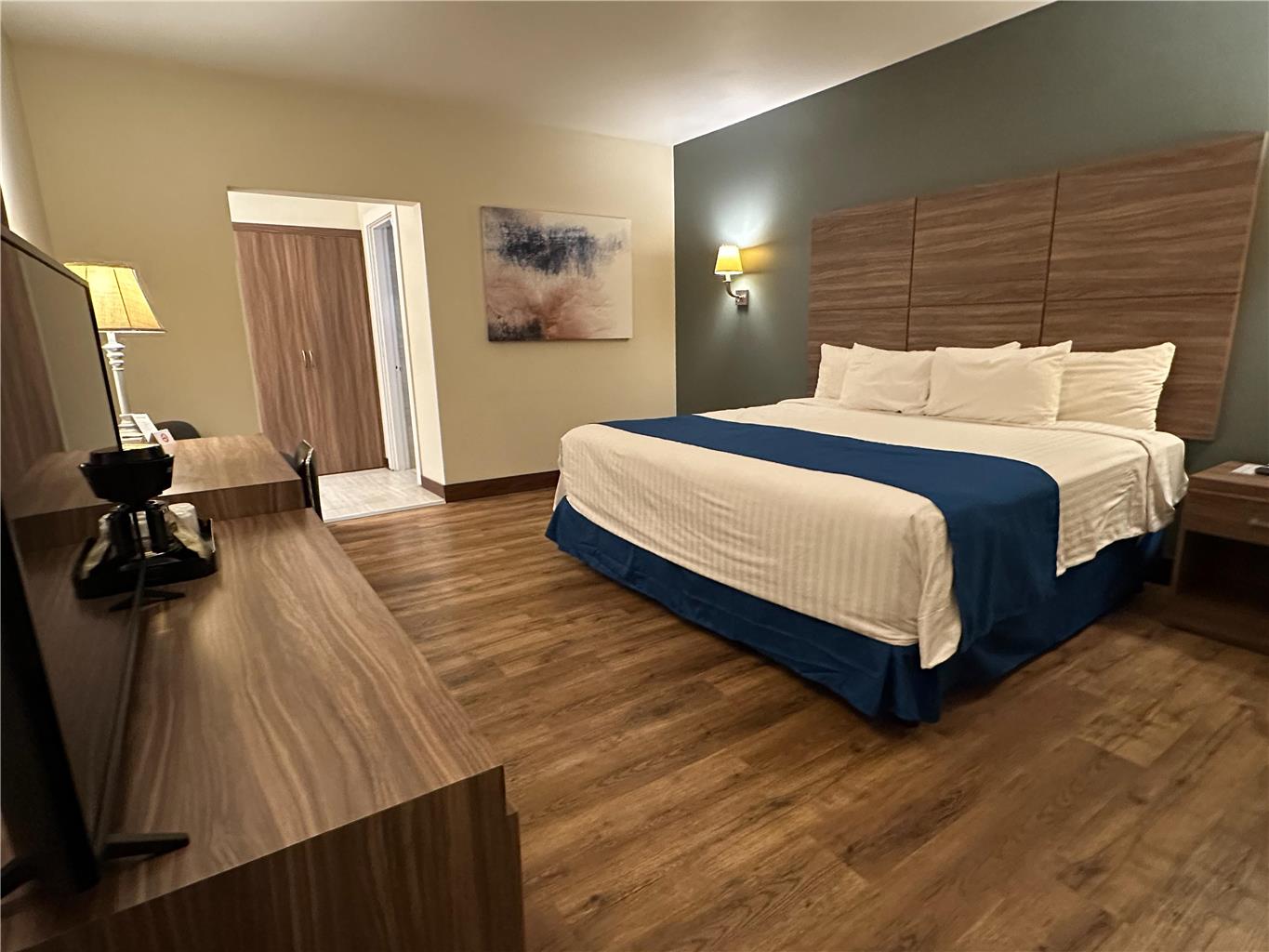 A fully equipped room awaits you for the best nights of sleep!