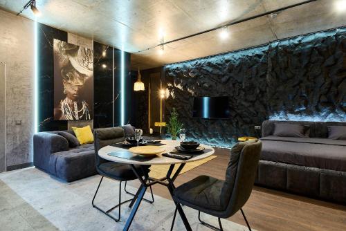 Vip Studio Manhattan City Prospect Beresteiskyi 11 in Kyiv, Ukraine