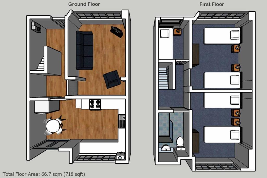 3 Bedroom House in Warrington with Free Parking Ideal for Contractors and Family Stays — 4-Star Luxury Hotel in Warrington, United Kingdom