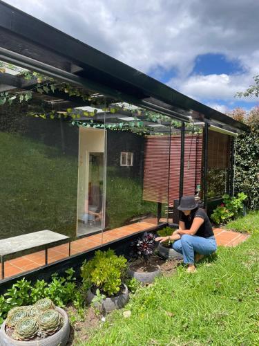 Cabana Morada Rachusiju Para Relajarte Y Descansar — Tabio