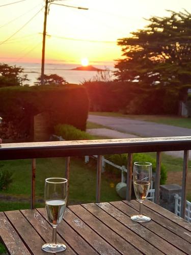 Sunset View over beach at Sables d'Or - last minute hotel in Unknown City