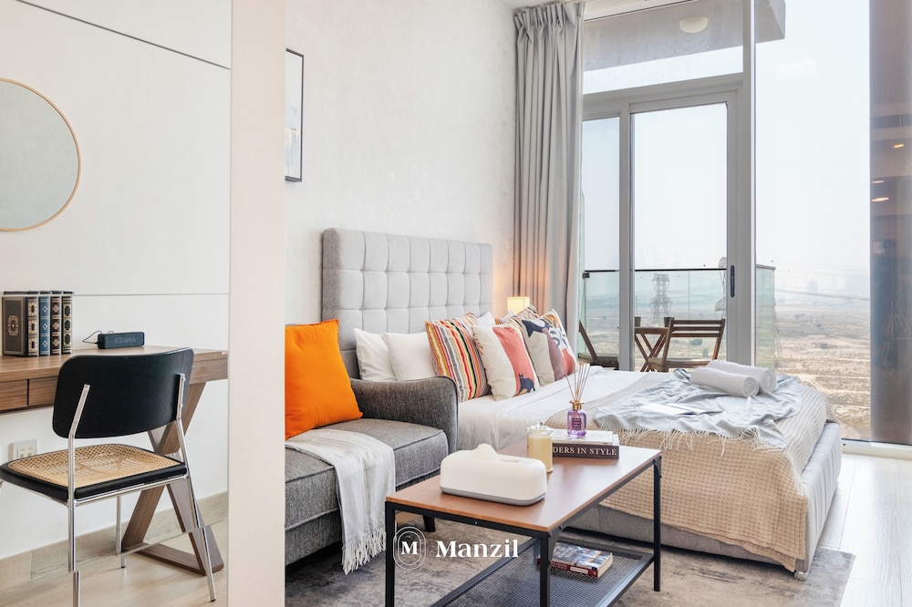 Aesthetic Studio with Stunning Pool View in JVC — 4-Star Luxury Hotel in Dubai, United Arab Emirates