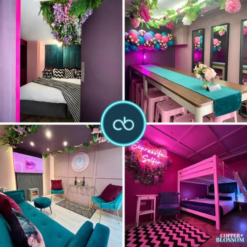 Manchester's ONLY themed slumber party suite for 8 with makeup room — 4-Star Luxury Hotel in Manchester, United Kingdom