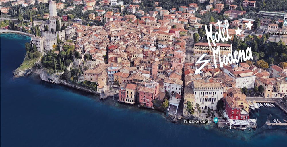 Hotel Modena old town in Malcesine, Italy