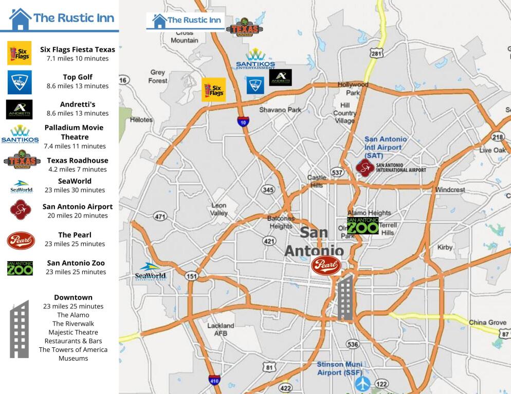 The Rustic Inn Family Friendly Near Fiesta Texas - photo 7