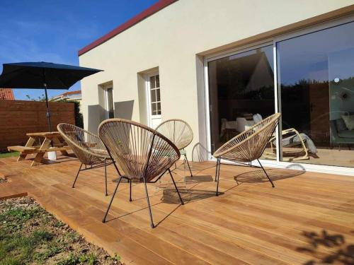 Charmant Cosy Entre Terre Et Mer in Verton, France