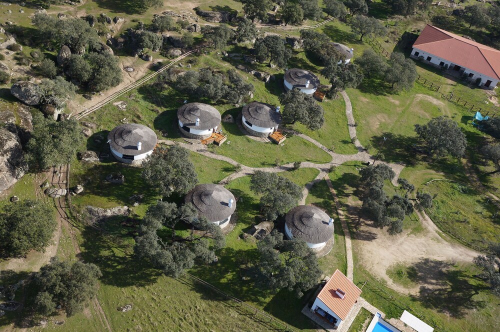 Los Chozos de la Roca in La Roca De La Sierra, Spain
