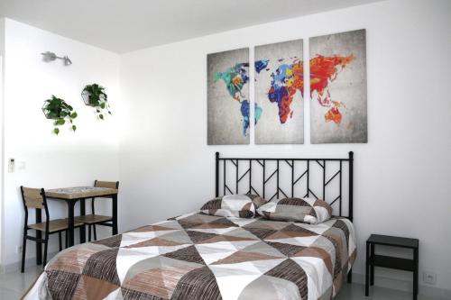 Studio Cosy Front de Mer a 5min de Nice — hotel in Saint-Laurent-Du-Var