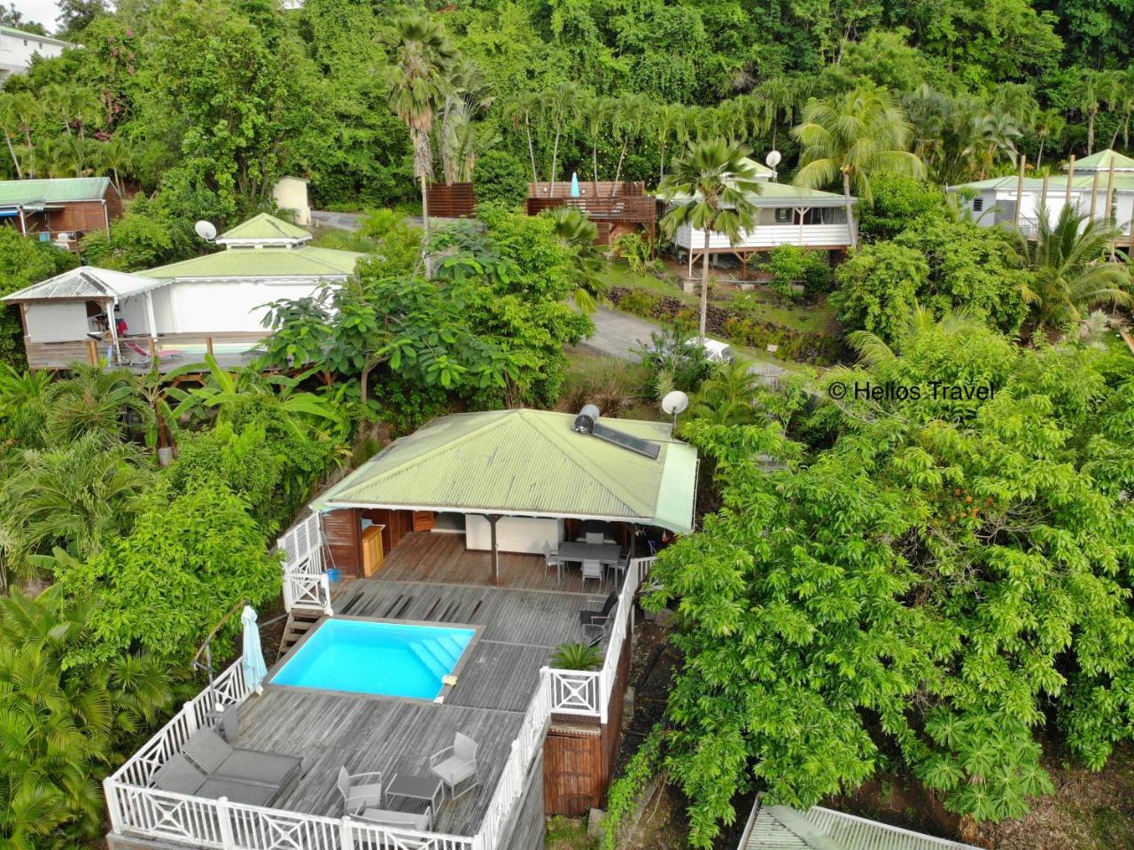 Case Coco Pointe Batterie. Piscine vue mer 4 p. in Unknown City, Guadeloupe