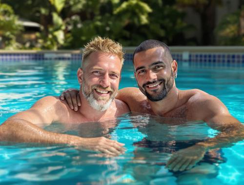 Cinq & Sept LGBT Resort for men pet-friendly hotel Roujan