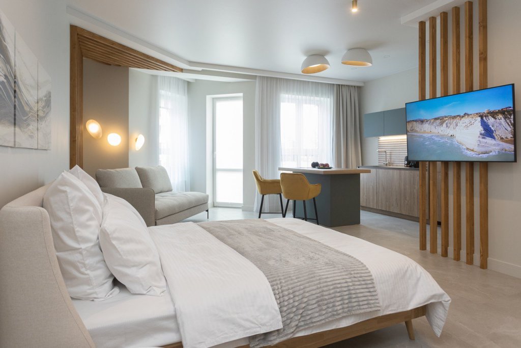 Lyuksovaya Studiya Na Beregu Morya Flat in Zelenogradsk, Russia