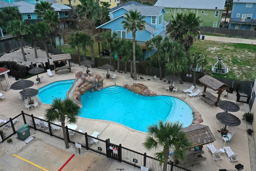 Private Yard Cornhole Resort Pool Oasis w Slide Down the Shore by Avantstay - photo 34