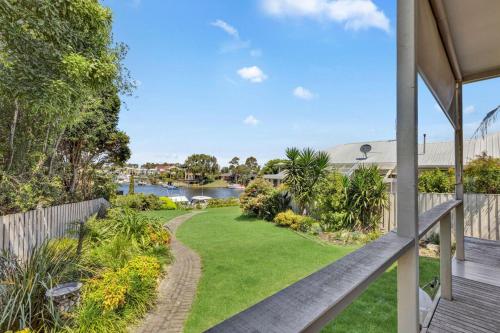 Sheerwater Jetty in Paynesville, Australia