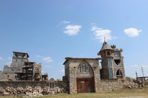 Golden Cradle in Zhinvali, Georgia