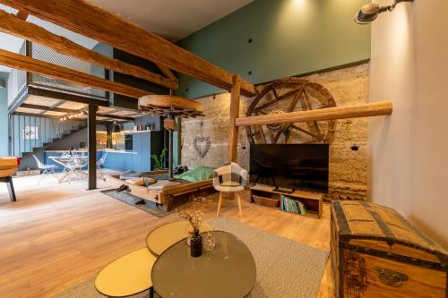La grange moderne aux portes de Lyon pet-friendly hotel Vourles