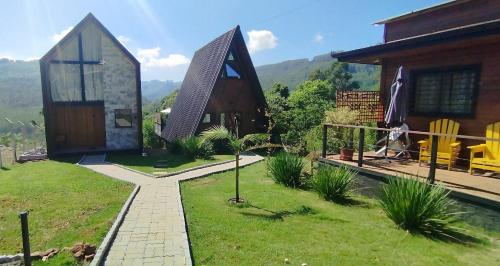 Cabana romântica com hidromassagem próx ao centro. in Nova Petropolis, Brasil