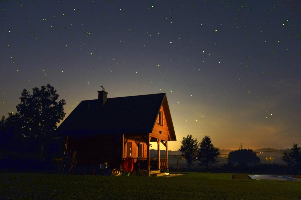 Domek Skowronek Z Basenem in Lesko, Poland