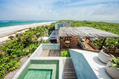luxury beachfront villa in Sian Kaan — 4-Star Luxury Hotel in Tulum, Mexico