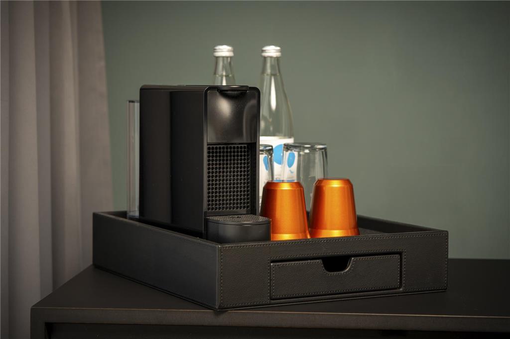 coffee and water in every room