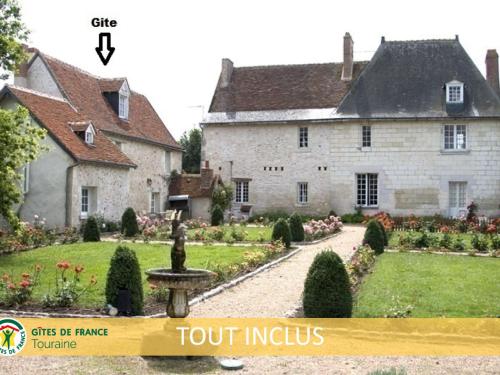 Gîte de charme XVIIe siècle avec jardin clos balnéo terrasse panoramique et WIFI près du Château de Villandry FR 1 381 471 — 4-Star Luxury Hotel in Villandry, France