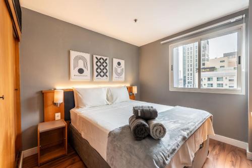 Flat com Limpeza Diária na Paulista W1403 in Sao Paulo, Brasil