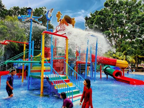 Family Day @ Free Water Theme Park Tickets & WiFi — 5-Star Luxury Hotel in Malacca, Malaysia