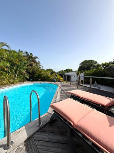 Gîtes Les Bienheureux Piscine Hamak Terrasse — Anse-Bertrand — photo 2