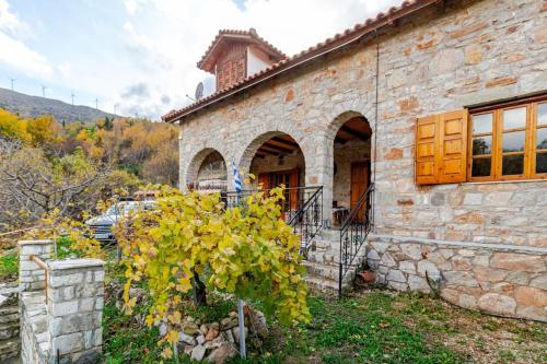 Stone Mountainhouse near Kalavryta North Peloponnese Greece in Kalavryta, Greece