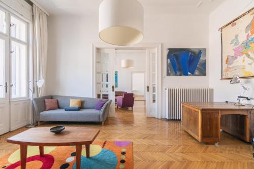 Sunny Airy Artsy & Authentic Loft with Balcony — 4-Star Luxury Hotel in Budapest, Hungary