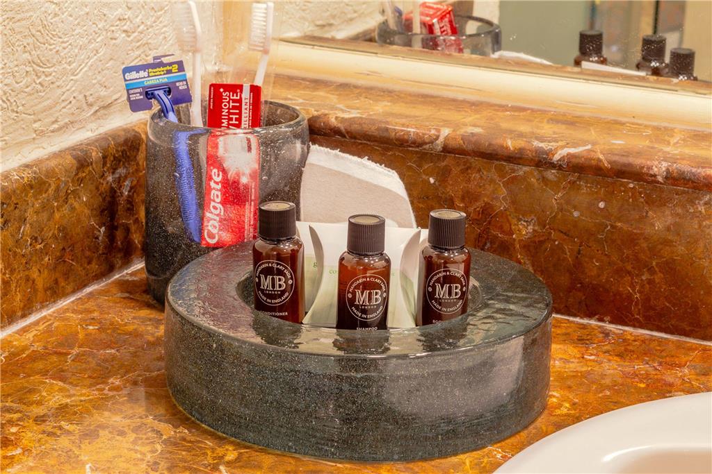 Camino Real Club and Suites bathroom amenities