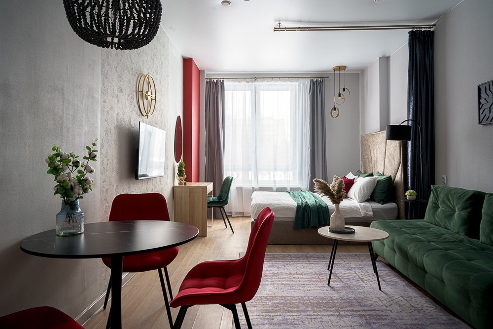 Green Tower Spacious Studio in the City Center Apartment — hotel in Nizhniy Novgorod