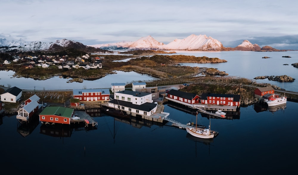 Solsiden Brygge in Svolvaer, Norway