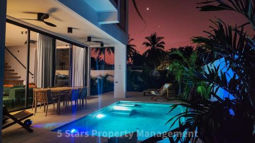 Coconut Lane's Secret Villa Secluded Spacious Hi tech 2 floor Priv Garden & Saltwater Pool — 4-Star Luxury Hotel in Ko Pha Ngan, Thailand