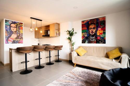 Amazing cozy & new flat 3 bedrooms in Medellin best location — 4-Star Luxury Hotel in Medellin, Colombia