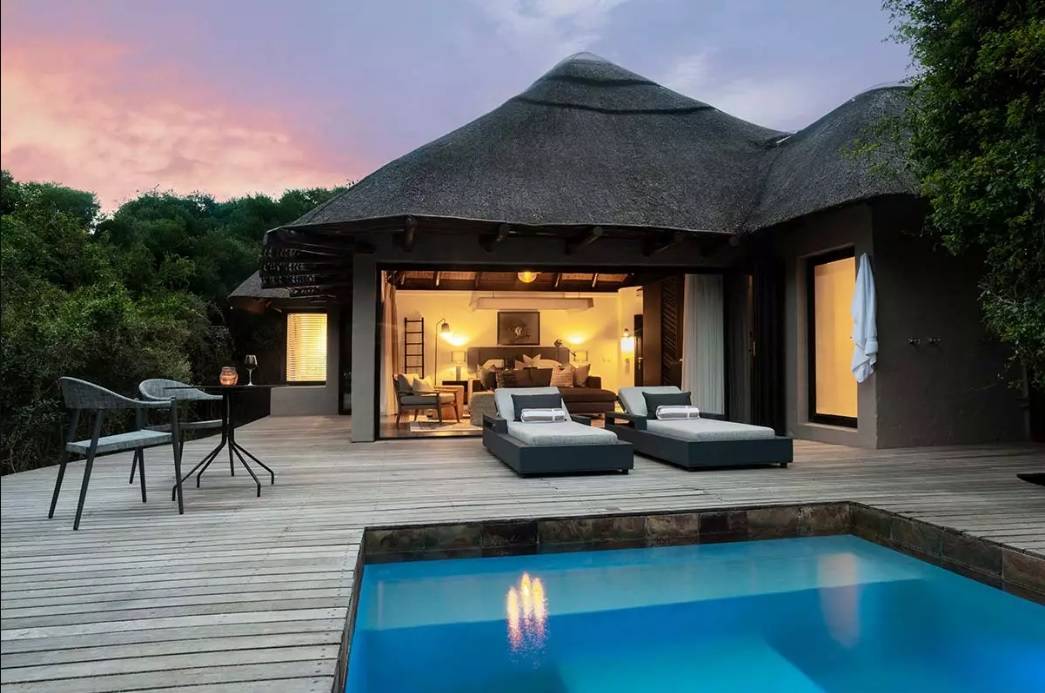 Shamwari Game Reserve Eagles Crag in Unknown City, South Africa