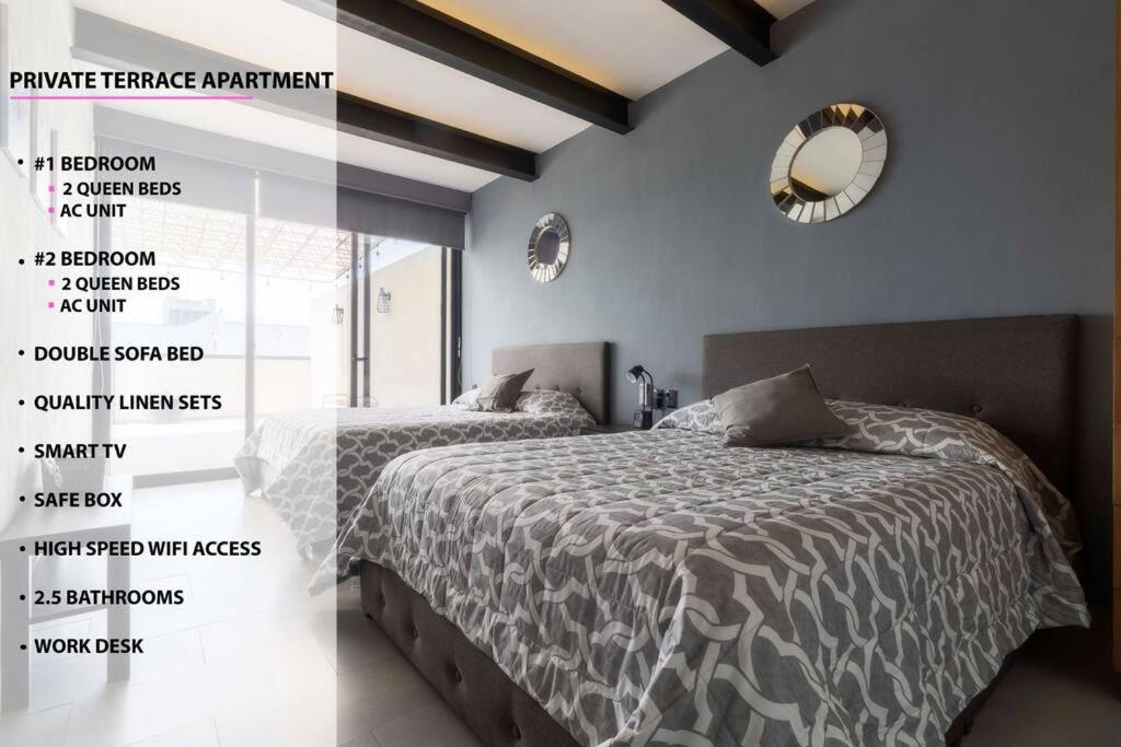 1PH Hidden gem in Centro Fits 10 private terrace in Mexico City, Mexico