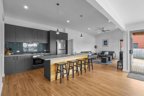 Igneous Ridge in Port Fairy, Australia