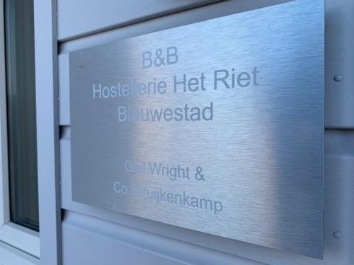 Hostellerie Het Riet Blauwestad — hotel in Winschoten